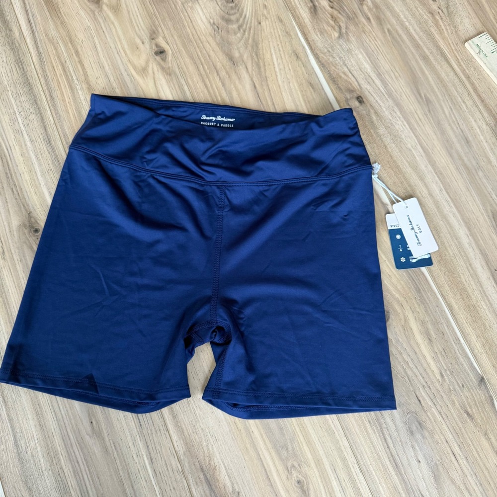 Tommy Bahama Racquet Paddle Golf Athletic Shorts Navy Blue S P‎
